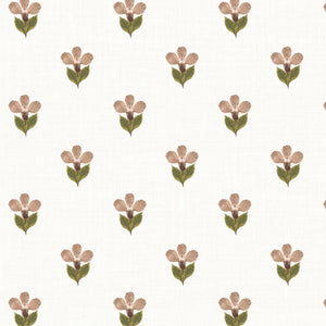 Pressed Petunia Rouge Fabric