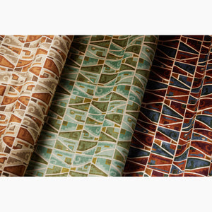 Retazo Rust Velvet Fabric