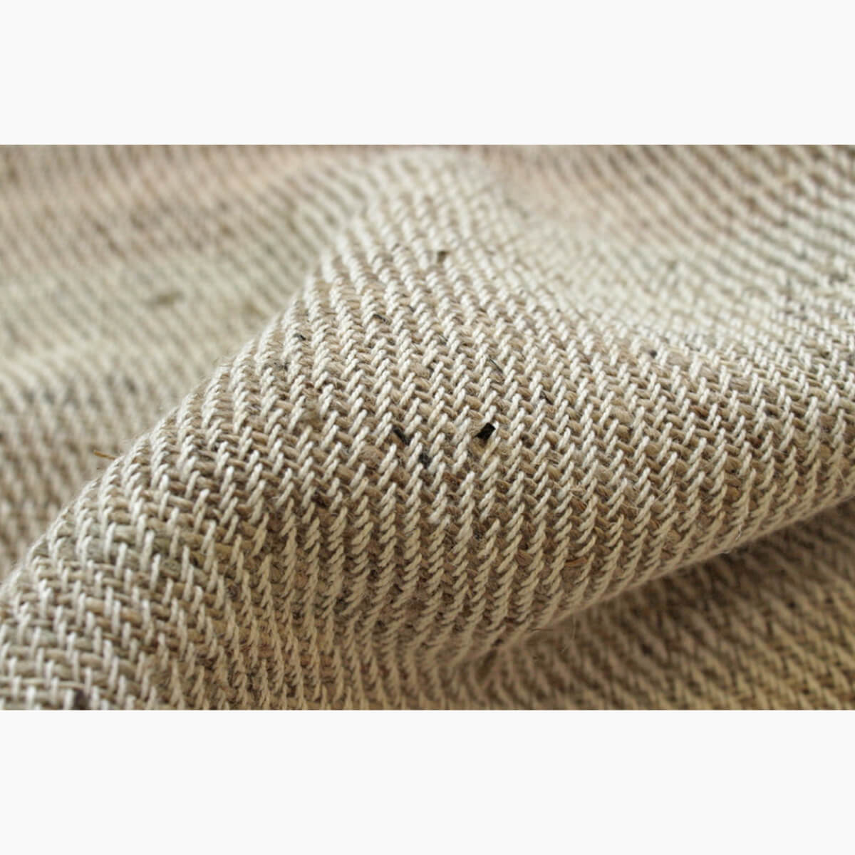 Rustic Twill Oyster Fabric