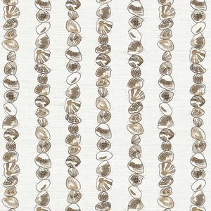 Salty Stripe Oyster Grasscloth Wallpaper