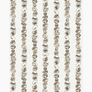 Salty Stripe Oyster Grasscloth Wallpaper