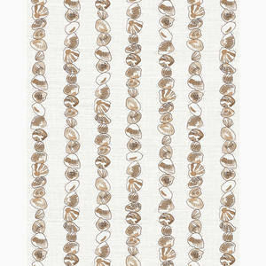 Salty Stripe Salmon Grasscloth Wallpaper