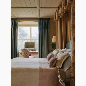 Seaweed Woven Petrol Fabric