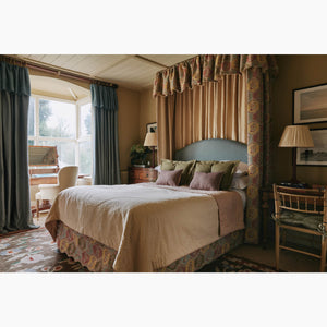 Seaweed Woven Petrol Fabric