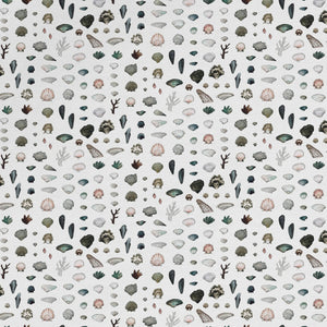 Shellz Foam Grasscloth Wallpaper