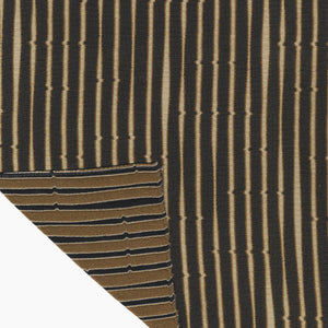 Snag Stripe Brown Fabric