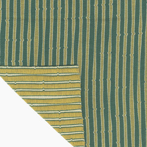 Snag Stripe Green Fabric