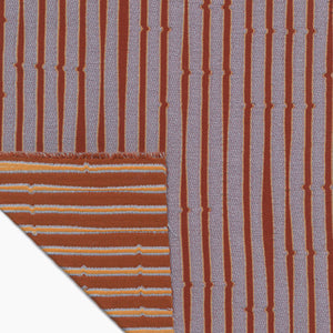 Snag Stripe Rust Fabric