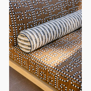 Spindle Stripe Charcoal Fabric