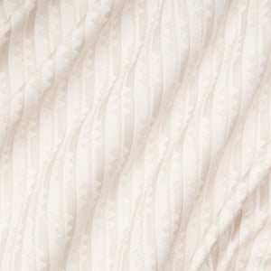 Spindle Stripe Snow Fabric