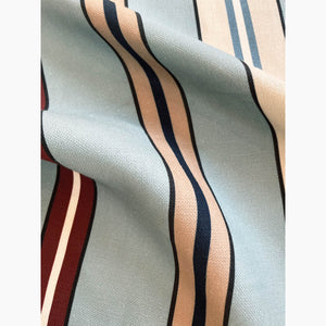 Sporty Stripes Light Blue Fabric