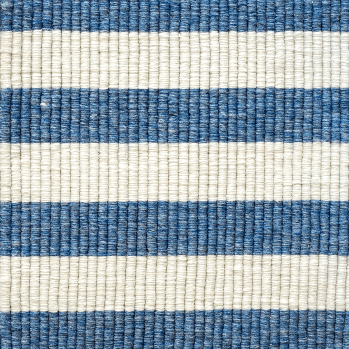 Summertime Stripes Sea Blue Rug