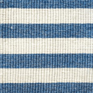 Summertime Stripes Sea Blue Rug