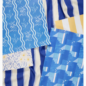 Sun Print Seaside Wallpaper