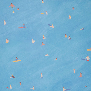 Surf Peeps Swells Wallpaper