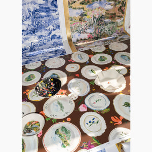 Tablescape Cocoa Wallpaper