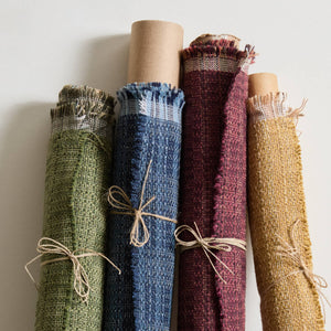 Tetra Plum Woven Fabric