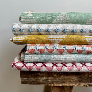 Una Pastel Green Embroidered Fabric