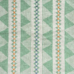 Una Pastel Green Embroidered Fabric