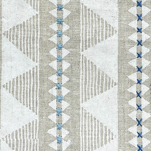 Una White Embroidered Fabric