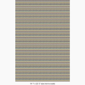 Vellum Stripe Lilypad Rug