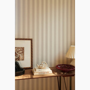 Vera's Stripe Burgundy Wallpaper