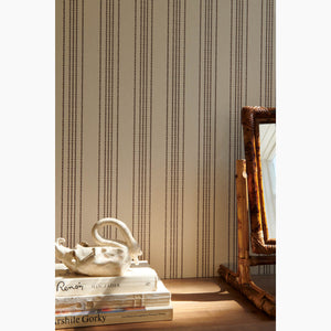 Vera's Stripe Burgundy Wallpaper