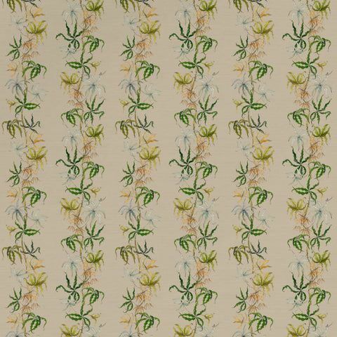 Vertical Fern Original Grasscloth Wallpaper