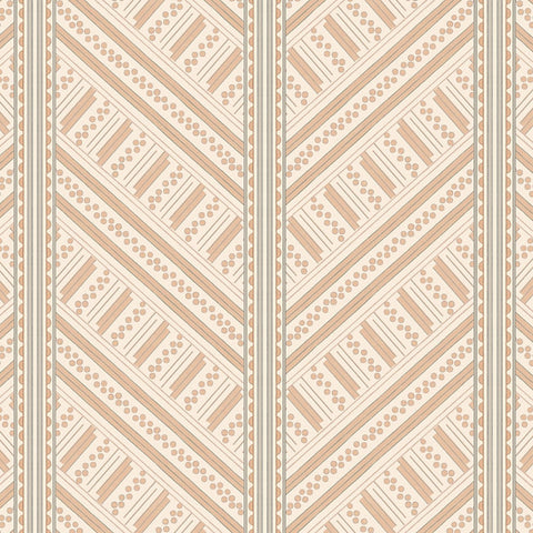 Vondel Cream and Beige Wallpaper