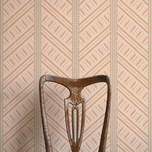 Vondel Cream and Beige Wallpaper