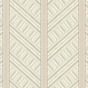 Vondel Cream and Sage Wallpaper