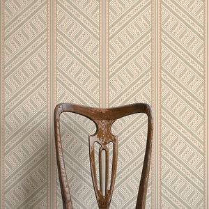 Vondel Cream and Sage Wallpaper