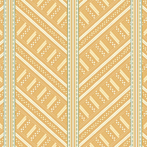 Vondel Ochre Yellow Wallpaper