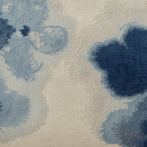 Watercolor Bloom Blue Rug