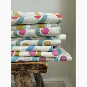 Wiggle Turquoise & Berry Fabric