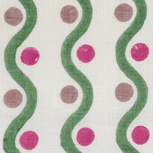 Wiggle Green & Pink Fabric