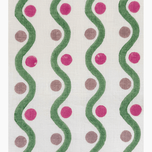 Wiggle Green & Pink Fabric