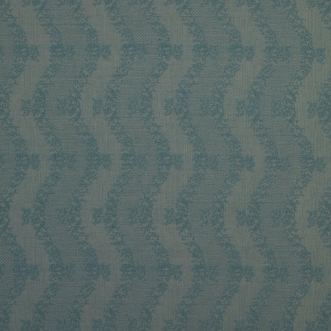 Woven Ribbon French Blue Fabric