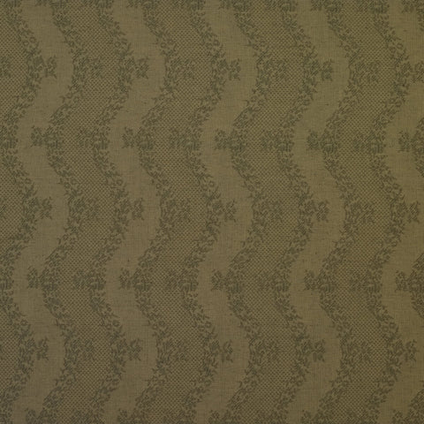 Woven Ribbon Olive Fabric
