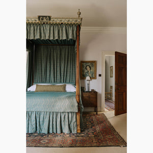 Woven Ribbon Olive Fabric