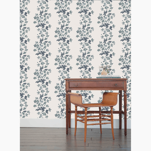 Wynn Indigo Wallpaper