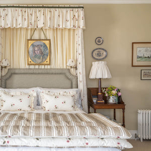 Zig Zag Stripe Biscuit Fabric