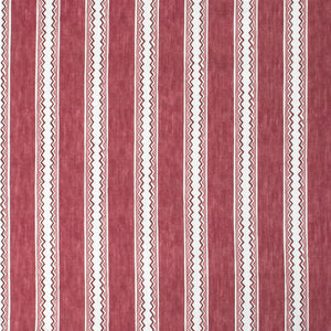 Zig Zag Stripe Raspberry Fabric