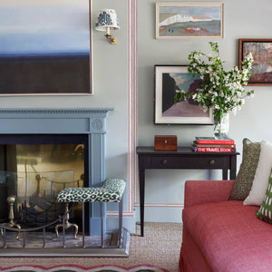 Zig Zag Stripe Raspberry Wallpaper Border