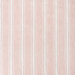 Zig Zag Stripe Rose Fabric