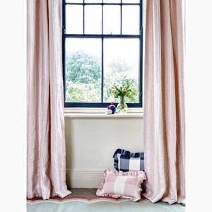 Zig Zag Stripe Rose Fabric