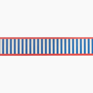 red white and blue stripes border