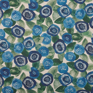 Bloom Lapis Fabric
