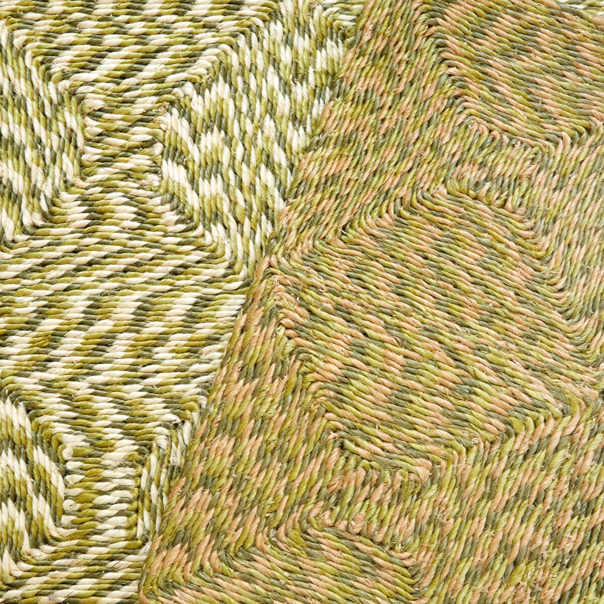 Borobudur Twist E2/Apple Green/Olive Rug