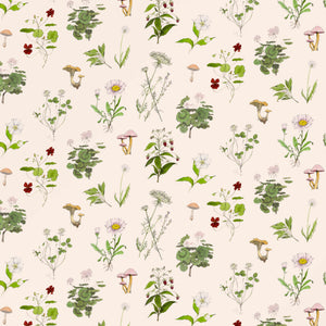 Botanical Bisque Wallpaper